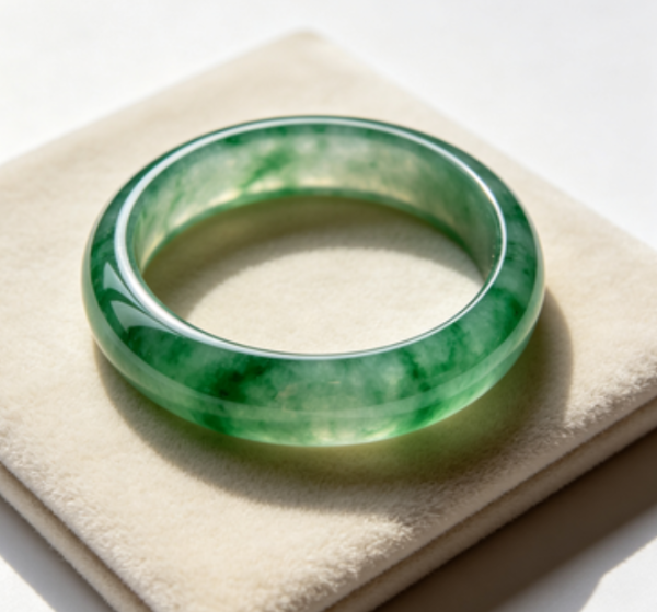 Genuine Green Jade Bangle