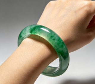 Genuine Green Jade Bangle