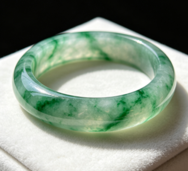 Genuine Green Jade Bangle